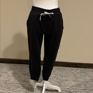 Vuori Black Jogger Pants with Drawstring